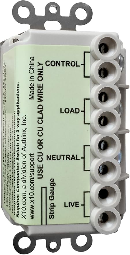 X10 Appliance Wall Switch with Silent Relay (XPS4)