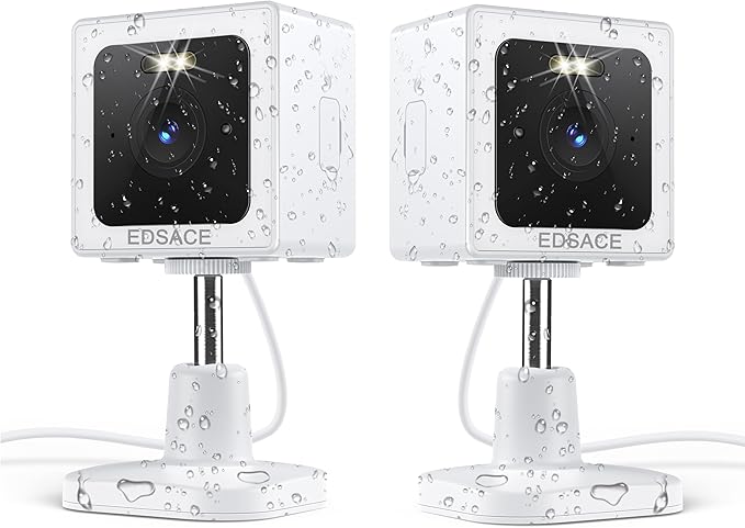 Weatherproof Indoor and Outdoor IP65 2K Wi-Fi Smart Home Security Camera with Color Night Vision, 2-Way Audio, Wireless Camera for Pets, Babies, Dogs & Cats, Nanny, Elderly Video Surveillance (2)