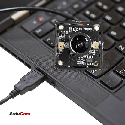 Arducam 16MP Wide Angle USB Camera for Laptop, 1/2.8" CMOS IMX298 Mini UVC USB2.0 4K Video Webcam with Microphone, with 3.3ft/1m Cable