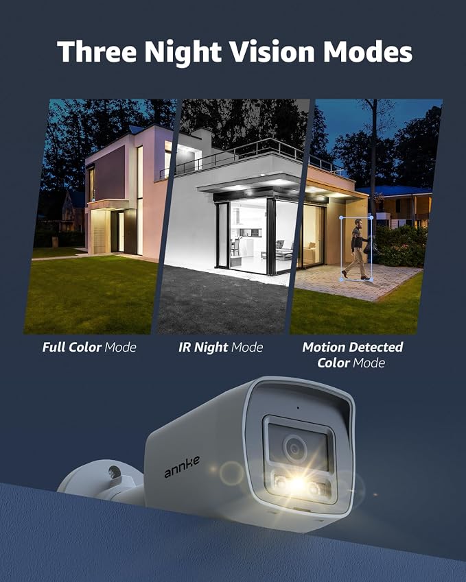 ANNKE 16 Channel Security Camera System 12MP PoE, Smart Dual Light, 4TB HDD
