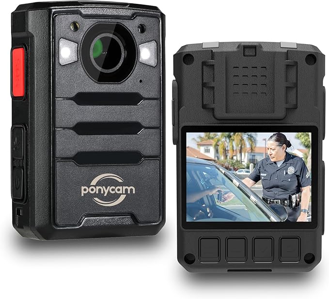 1440P 4G GPS Body Camera, SIM Card Included, 17H Record Time, 3600mAH Battery, 128G Memory Audio Video Recording and Intercome Body-Worn Camera, Data-encrypt for Security, Work, Guard