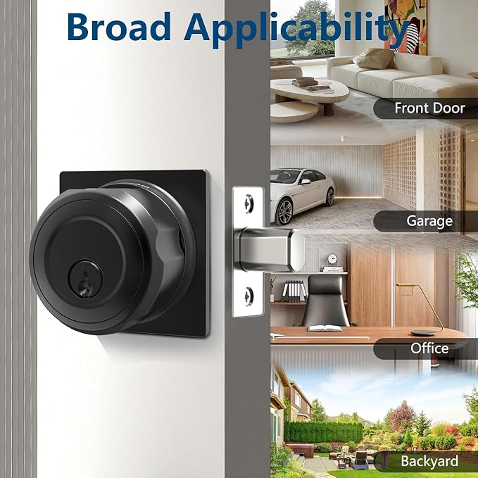 GeekTale Fingerprint Deadbolt Lock with APP, Smart Deadbolt for Front Door
