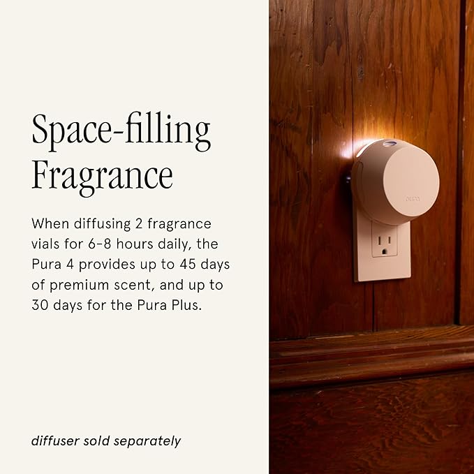 Pura x Glasshouse Home Scent Refill - Smart Air Diffuser - Hours of Luxury Fragrance per Refill - Home Essential - Clean & Safe Diffuser Fragrance - One Night in Rio