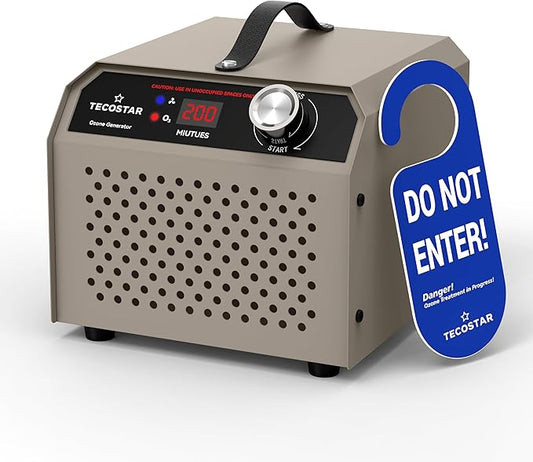 Ozone Generator 90,000mg/h Industrial & Home Use Air Purifier – O3 Air Ionizer High Capacity for 6,000 Sq Ft, Smoke Odor Removal, Odor Eliminator, Pet/Car/Room/Basement Deodorizer