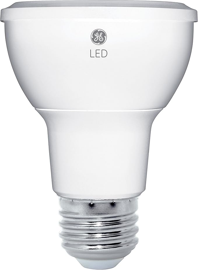 GE Lighting 89985 Energy-Smart LED Equivalent Wattage 50-watt, 500-Lumen PAR20 Bulb with Medium Base, Soft White, 1-Pack