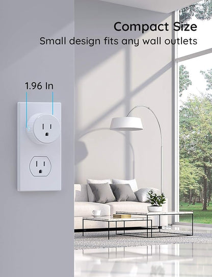Govee 4 Pack Smart Light Bulbs, WiFi Bluetooth Color Changing with Smart Plug, Compatible with Alexa & Google Assistant, Multicolor LED, 60W Equivalent, 4 Count, E26 Base