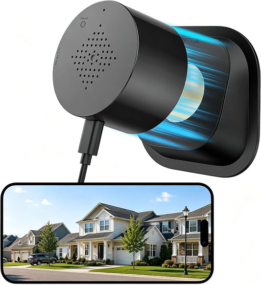 Septekon 5G Window Camera, No-Drill 18° Tilt Mount, Indoor Security Camera