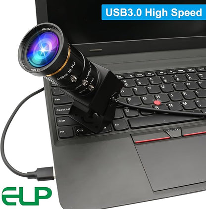 4K USB3.0 HDMI Camera 60fps Manual Zoom Webcam for Computer Mini Lightburn for Laser Engraver H.264 Telescope USB Security Industrial PC Camera for Raspberry Pi Jetson Nano