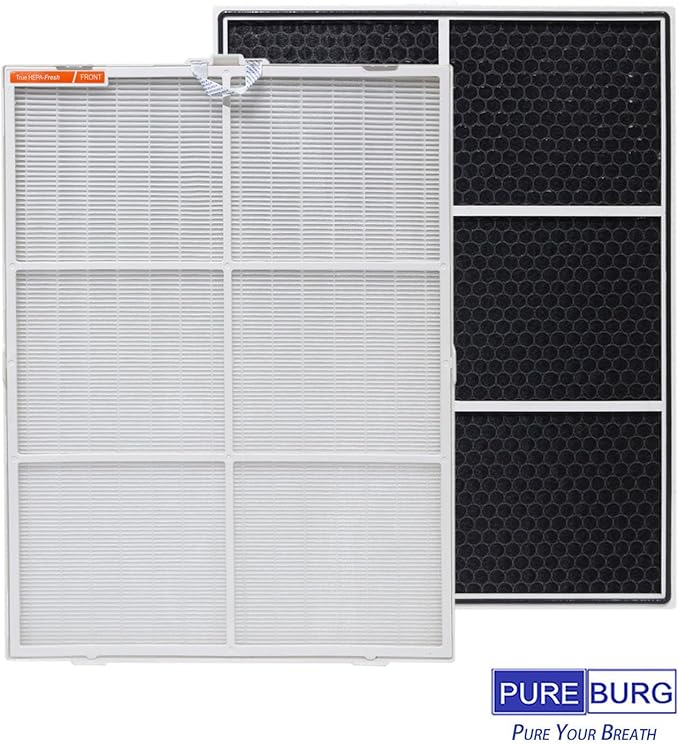 PUREBURG Replacement Filter Compatible with Alen BreatheSmart 75i Air Purifier, H13 True HEPA Activated Carbon 2-in-1 4-Stage Filtration Fits B7-Fresh