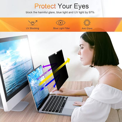 Privacy Screen for MacBook Pro 14 Inch 2021-2026 M5/ M4 /M4 Pro /M4 Max /M3 /M3 Pro /M3 Max /M2 Pro /M2 Max /M1 Pro /M1 Max, Magnetic Removable Anti Blue Light Glare Screen Protector