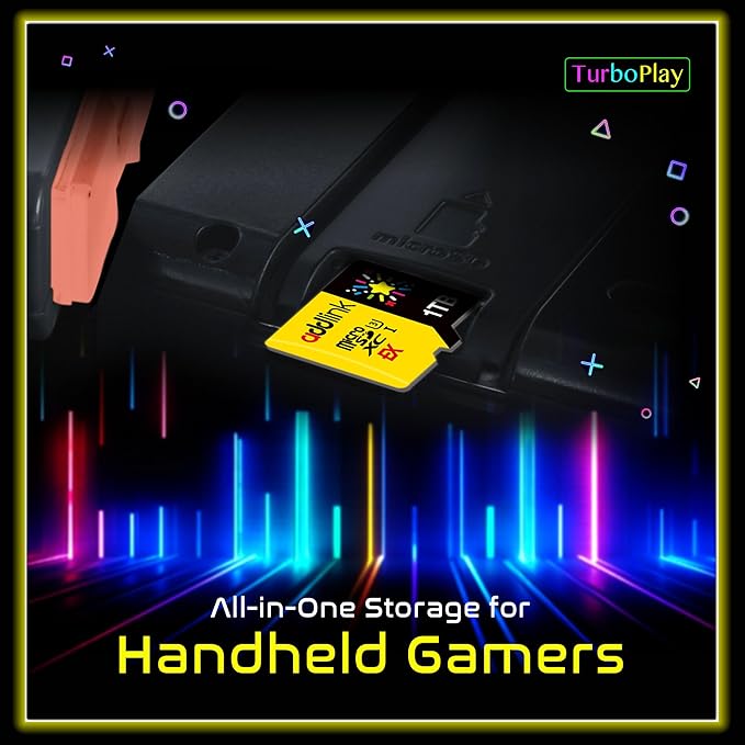 addlink 1TB Gaming microSD Express Card for Nintendo-Switch 2, Speed Up to R/W 880/750 MB/s MicroSDXC Express Memory, ROG Ally, Steam Deck, Camera UHS-I, C10, U3, V30, Full HD 4K