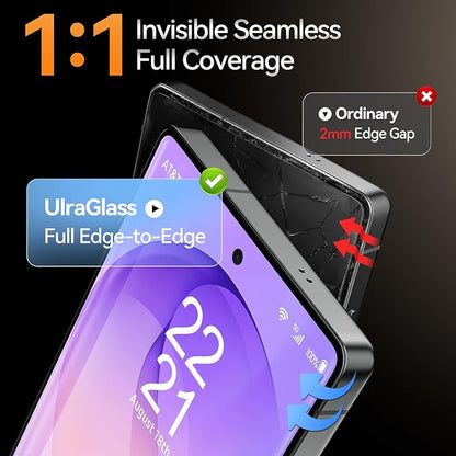 X-it for Samsung Galaxy S26 Ultra Screen Protector 9H+ Glass [Anti-Glare & Anti-Reflective] 68% Glare Reduction 25° Privacy Filter Ultrasonic Fingerprint Compatible Military Grade Drop Protection - 2 Pack