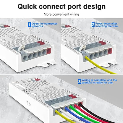 GLEDOPTO ZigBee3.0 LED Controller Pro Smart Home 5 in 1 RGBCCT RGBW RGB CCT WWCW Dimmer DC 12-48V 15A Max PWM Dimming Analog LED Strip Light Work with Hub Bridge Alexa Conbee etc (Hub Required)