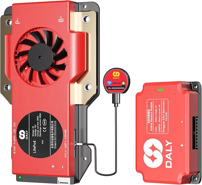DALY BMS 12V 4S 300A Balance - Smart WiFi Bluetooth BMS with 5A Active Cell Balancing Supports RS485 CAN for 12V LiFePO4 Battery Pack RV Campers Boating Overlanding Home Energy