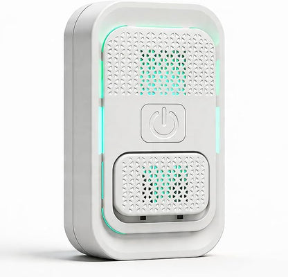 Plug in Air Purifiers for Home - High-Density Ionic Air Purifiers for Bedroom, Bathroom, Kitchen - Negative Ion Generator Odor Eliminator for Pets, Smoke, Dust, Smell - No Filter, White (1-Pack)