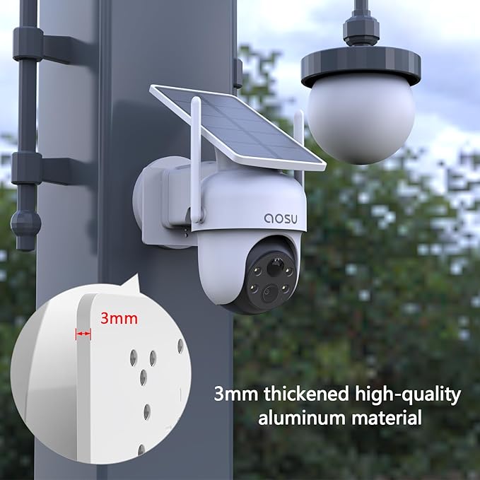 Magnetic Mount Compatible with eufy Security Solocam S340/E30/E42/4G LTE Cam S330/ E330 (Professional) Camera (White)