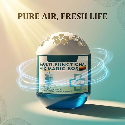 2026 New Indoor Air Purification Dust Removal Magic Box,120g Plant-Based Air Purifier Magic Box,Multi-functional Air Magic Boxs for Continuous Home Air Purification (1pcs)