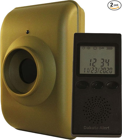 Long Range Motion Sensor System- Dakota Alert MTPR-4000 Wireless Motion Detector & Receiver, Camping Perimeter & Trip Wire Alarm Device, Monitor Driveways, Backyards, Entrances, Deer Trails and More