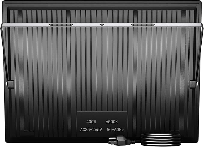 XXBSAZ 400W LED Flood Light Outdoor, 40000LM High Power Commercial Work Light, IP66 Waterproof 6500K Daylight Stadium Security Lights for Parking Lot, Warehouse,and Construction Site AC85-277V