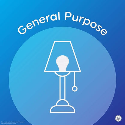GE Sun Filled LED Light Bulb, Maintain Natural Sleep Cycle, 60 Watt Eqv, Soft White, A21 Bulb, Medium Base (Pack of 2)