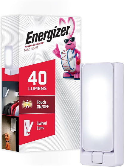 Energizer Swivel LED Touch Light, Battery Operated, 35 Lumens