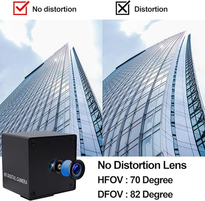 MMlove 8K USB Camera 48MP Webcam 4K 30FPS High Speed Autofocus Lightburn Camera with 70 Degree No Distortion Lens Industrial Security Wabcam for Skype/Zoom/FaceTime/Hangouts,PC/Laptop/Raspberry Pi