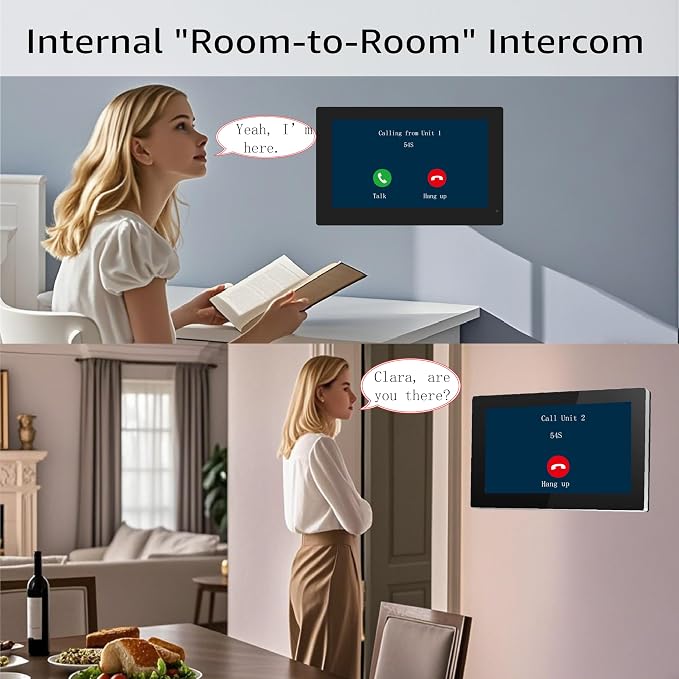 2-Wire 3-Family Smart Home Video Intercom System