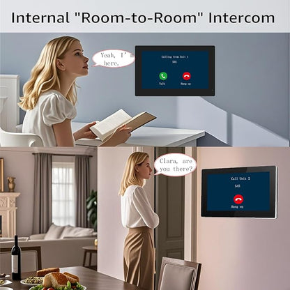 2-Wire 3-Family Smart Home Video Intercom System