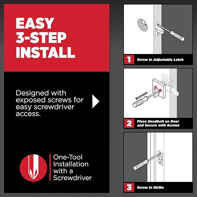 Kwikset 991 Tustin Entry Lever and Single Cylinder Deadbolt Combo Pack featuring SmartKey in Satin Nickel, Model Number: 99910-040