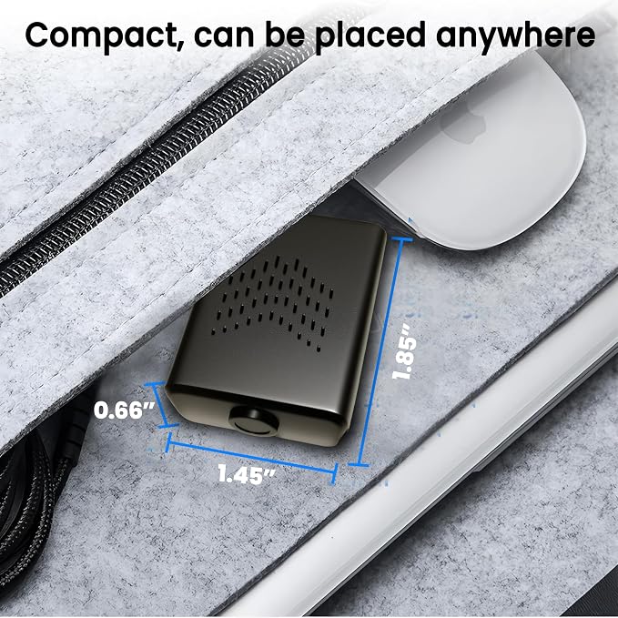 Only 0.6 inch Hidden Camera, 2026 Upgraded 4K Spy Camera, Mini Camera with Real-Time Recording, AI Motion Detection, Support Cloud & TF Storage, Night Vision, Indoor Cameras for Home Security