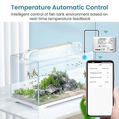 Zigbee 1CH Intelligent Temperature Sensor,High Precision Waterproof Probe Sensor,Wireless Intelligent Monitoring,Tuya app Remote Smart Switch(tuya zigbee hub needed)
