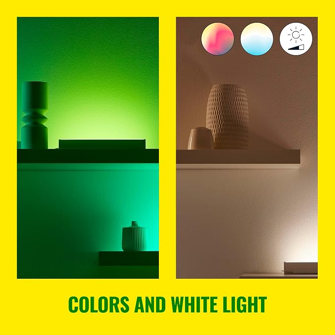 WiZ Connected Portable LED Light Bar, 1 Pack, Flowing Multicolor LED Color-Changing Light Bar For Your Smart Home, Compatible with Alexa and Google Home Assistant
