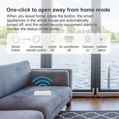 Smart Switch, 2 Way Smart Remote Smart Scene Switch Smart Scene Switch for Tuya Zigbee Connection