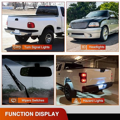 Nilight Turn Signal Switch Compatible with 1999 2000 2001 2002 2003 Ford Ranger Explorer Sport Trac F-150 F150 1999-2004 Mazda B2300 B2500 B3000 B4000 1999-2001 Mercury Mountaineer