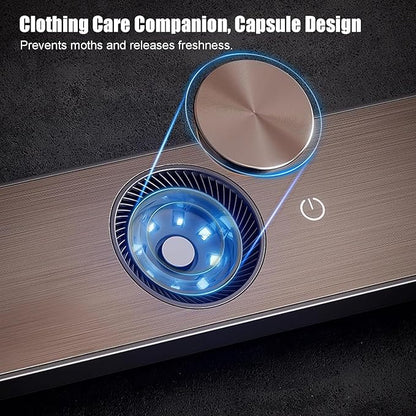 TEENKON Small Air Purifier for Armoires, Quiet Oder Eliminator, Portable and Long Hour Clothes Care Machine, Air Cleaner for Home, Wardrobe, Bedroom, Bathroom, Shoe Cabinet