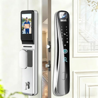 EIYSIE WiFi Deadbolt Lock with Camera & Video Doorbell, 8-in-1 Keyless Lock