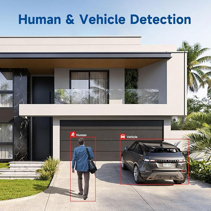 Anpviz 8CH PoE Security Camera System, 4X 5MP Turret Cams, 6MP NVR (No HDD)