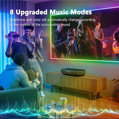 VST RGBWC LED Strip Controller, 2.4GHz WiFi & Remote Control, Voice Control via Alexa & Google Assistant, App Control (Tuya), Color Changing & Tunable White12V/24V 5A (Max 60W/120W)