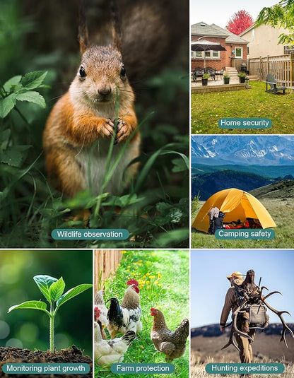 KJK Mini Trail Camera, 36MP 2.7K Game Camera with Night Vision 0.1s Trigger Time Motion Activated 130°Wide-Angle, Waterproof Trail Cam with 2.0” HD TFT Screen, Hunting Camera for Wildlife Monitoring