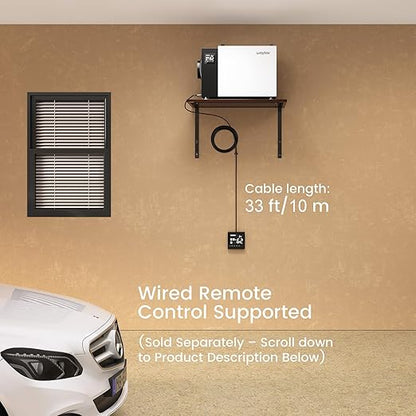 Waykar 216 Pint Commercial Dehumidifier with Pump and Drain Hose for Crawl Spaces, Basements, Ducted Industrial Use, and Water Damage Unit, for Spaces up to 8000 Square Feet, Smart Humidity Control