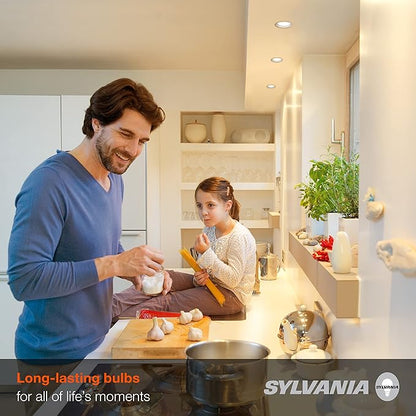 Sylvania BR30 LED Flood Light Bulb, 100W = 17W, Dimmable, 10 Year, Medium Base, 1450 Lumens, 2700K, Soft White - 4 Pack (40070)