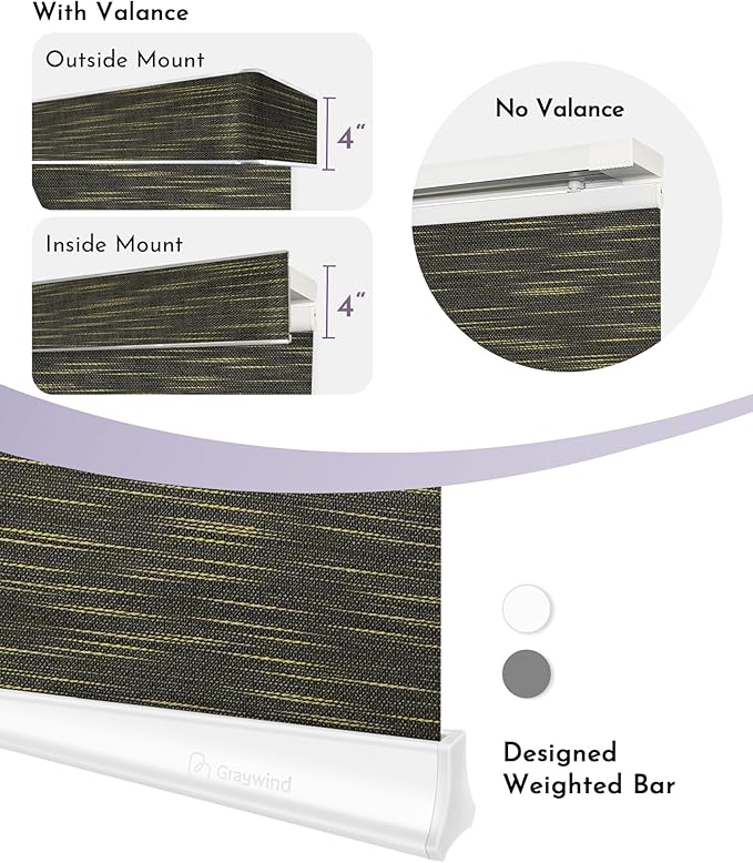 Graywind Rechargeable Smart Sliding Panels Compatible with Alexa Google Motorized Panel Track Blinds Remote Control for Patio Sliding Door Closet Door Width Up to 177" Custom Size (Truffle)