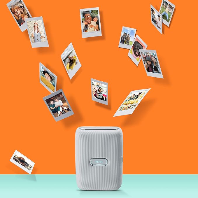 Fujifilm Instax Mini Link Smartphone Printer - Ash White