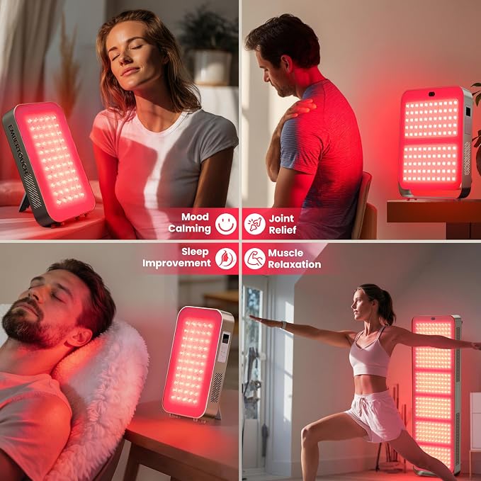 EmberTouch 115W Red Light Therapy Panel, 660nm 850nm Infrared Device
