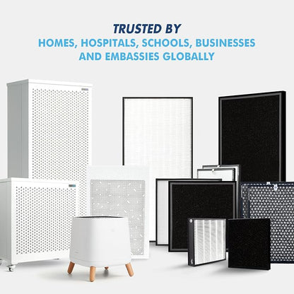Smart Air (aka Smart Health) Sqair Genuine Replacement Carbon Filter (1 Pack) |Verified VOC & Odor Reduction| Activated Carbon Pellets for Smoke, Chemical Fumes & Pet Odors