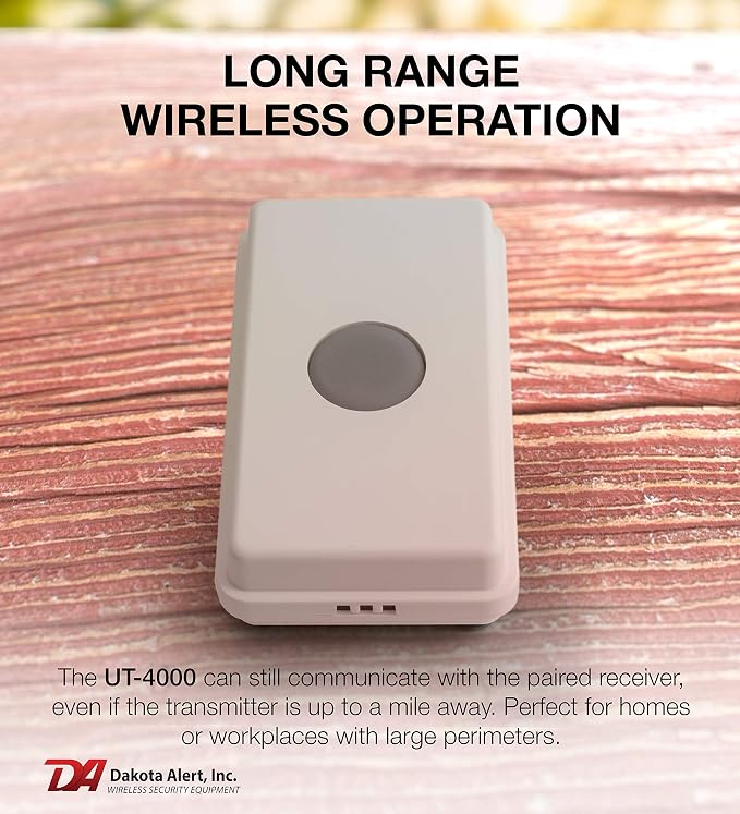 Dakota Alert UT-4000 Universal Wireless Transmitter for 4000 Series,1-Mile