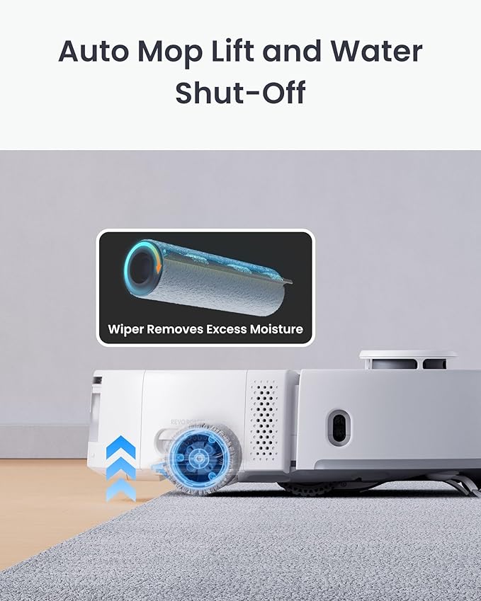 SwitchBot S20 Robot Vacuum and Mop with Matter, 10000Pa Powerful Suction, Roller Mop, AI Navigation, Auto Mop Washing & Drying, 90 Days Hands-Free, Self-Emptying, Works with AppleHome Alexa GoogleHome