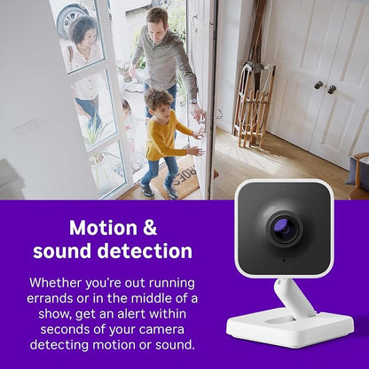 Roku New Indoor Camera 2024 - Home Security - 16-Pack - Wired Security Camera & Pet Monitor with 1080p HD Color Night Vision, Compatible with Alexa & Google, Motion & Sound Detection, WDR & WiFi 6