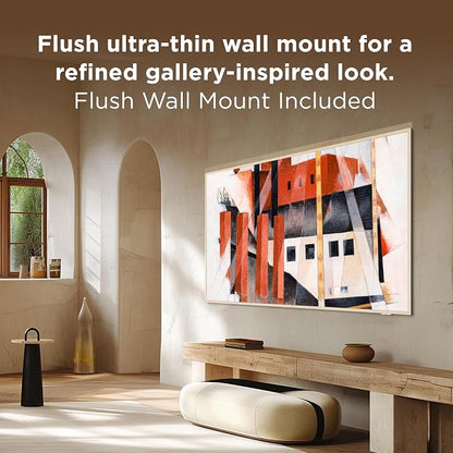 TCL 55 Inch Class NXTVISION Series Picture Frame Art TV | 55A300W, Latest Model | QLED 4K HDR Smart Google TV | 120HZ Dolby Atmos Audio | Alexa Google Apple Streaming Television | Easy Install