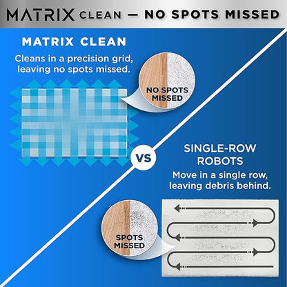 Shark R-RV2310AE Matrix Self Empty Robot Vacuum for Carpets & Hardfloors with 45-Day Capacity Self-Cleaning Bagless Base - Certified Refurbished